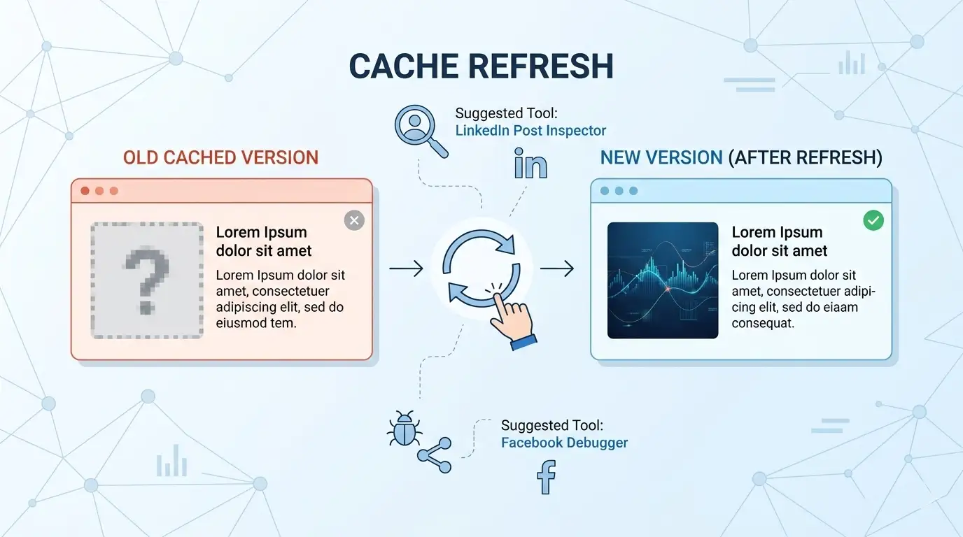 Refreshing cached preview with platform debuggers